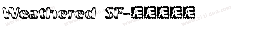 Weathered SF字体转换